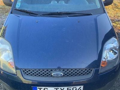 Gebraucht Ford Fiesta Ambiente 69 PS (50 kW) 2008 Blau Kleinwagen