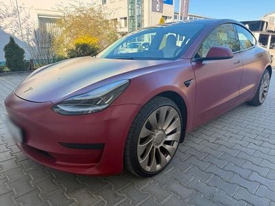 Usado Tesla Model 3 239 kW (325 HP) 2022 Vermelho Sedan