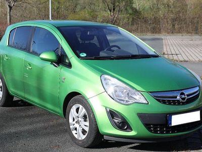 Gebraucht Opel Corsa Satellite 101 PS (74 kW) 2011 Grün Kleinwagen