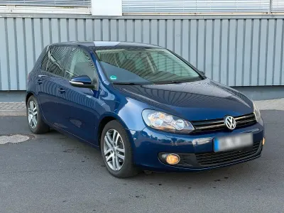 Gebraucht VW Golf VI 110 PS (80 kW) 2009 Blau Kleinwagen