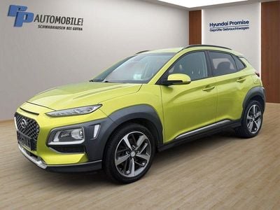 Gebraucht Hyundai Kona Premium 177 PS (130 kW) 2018 Gelb SUV