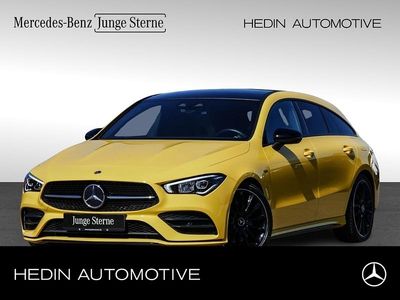 Gebraucht Mercedes CLA250 Shooting Brake Night 165 PS (121 kW) 2022 Żółty Kombi