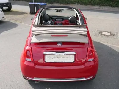 Usata Fiat 500C Lounge 69 CV (50 kW) 2018 Rosso Cabrio