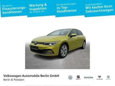 Gebraucht VW Golf VIII Style 150 PS (110 kW) 2020 Limonengelb metallic Limousine