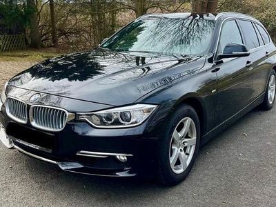 Gebraucht BMW 320 Luxury Line 184 PS (135 kW) 2013 Schwarz Kombi