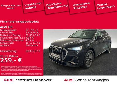 Gebraucht Audi Q3 S-Line 245 PS (180 kW) 2022 0e mythosschwarz metallic (metallic) SUV