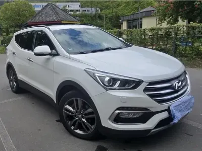 Gebraucht Hyundai Santa Fe 200 PS (147 kW) 2017 Weiß SUV