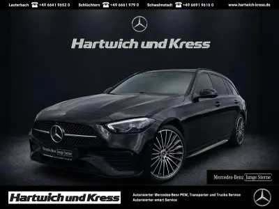 Gebraucht Mercedes C220 AMG line 197 PS (144 kW) 2025 Schwarz  unilack Kombi