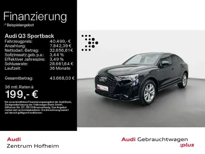 Gebraucht Audi Q3 Sportback S-Line 150 PS (110 kW) 2025 Schwarz SUV