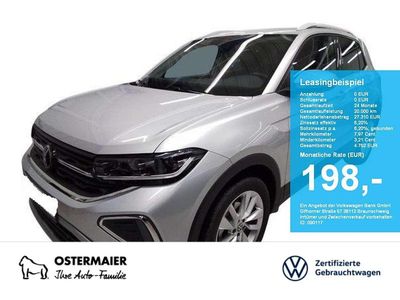 Gebraucht VW T-Cross Style 116 PS (85 kW) 2025 Reflexsilber metallic SUV