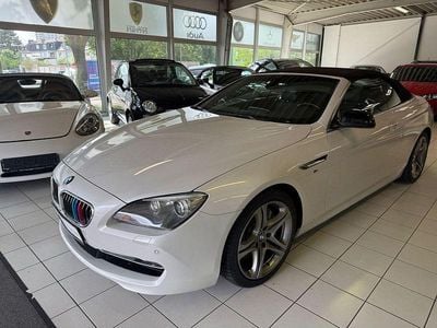 Gebraucht BMW 640 Cabriolet Sport Line 313 PS (230 kW) 2013 Mineralweiss metallic Cabrio