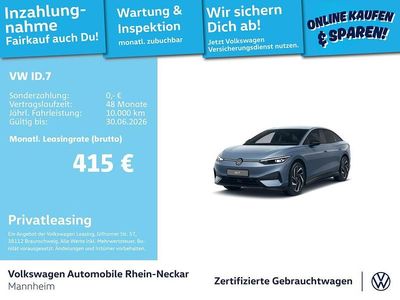 Gebraucht VW ID.7 Pro 210 kW (286 PS) 2025 Stonewashed blue metallic Limousine