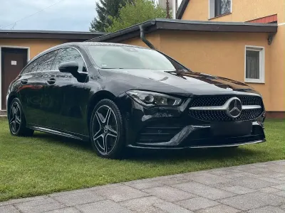 Gebraucht Mercedes CLA200 AMG line 163 PS (119 kW) 2021 Schwarz Coupé