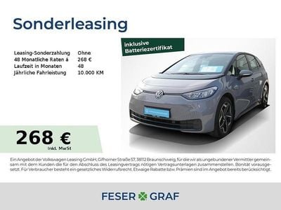 Gebraucht VW ID.3 Pro 106 kW (145 PS) 2022 Mondsteingrau schwarz Kleinwagen