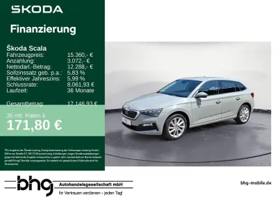 Gebraucht Skoda Scala Clever 150 PS (110 kW) 2022 Grau Kleinwagen