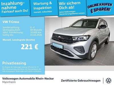 Gebraucht VW T-Cross Goal 116 PS (85 kW) 2025 Silber SUV