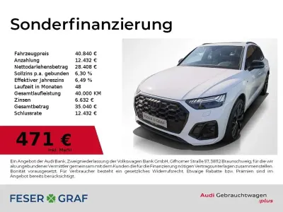 Gebraucht Audi Q5 S-Line 204 PS (150 kW) 2024 Arkonaweiß SUV