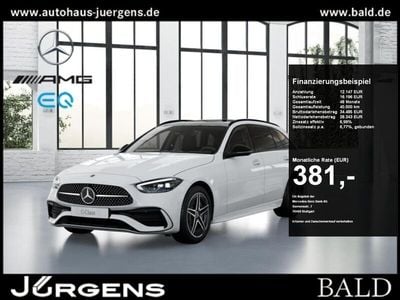 Gebraucht Mercedes C300e AMG 204 PS (150 kW) 2022 Weiss unilack polarweiss Kombi