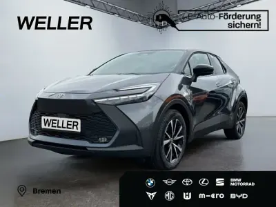 Neu Toyota C-HR 223 PS (164 kW) 2025 Midnight teal metallic/schwarz (blau) SUV