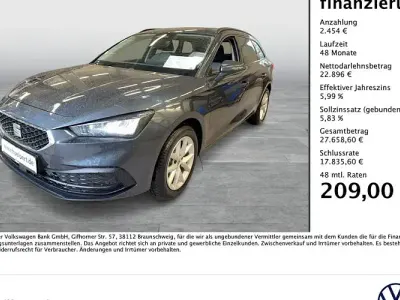 Neu Seat Leon 116 PS (85 kW) 2026 Grau Kombi