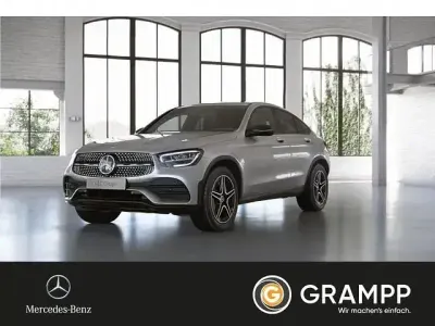 Brugt Mercedes GLC300 AMG 245 HK (180 kW) 2024 Sølv Coupe