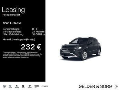 Gebraucht VW T-Cross Goal 116 PS (85 kW) 2025 Schwarz SUV