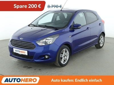 Gebraucht Ford Ka Plus Cool & Sound Edition 86 PS (63 kW) 2016 Blau Kleinwagen