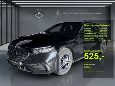 Gebraucht Mercedes E220 AMG 197 PS (144 kW) 2024 Schwarz Limousine