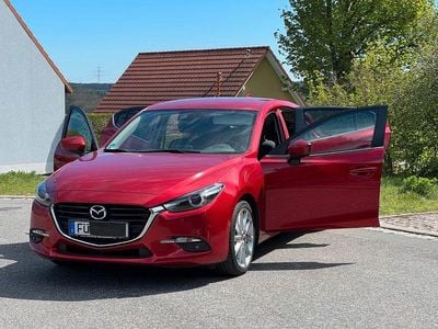 Usata Mazda 3 Sports-Line 120 CV (88 kW) 2018 Rosso Berlina