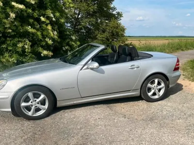 Gebraucht Mercedes SLK200 163 PS (119 kW) 2000 Silber Cabrio
