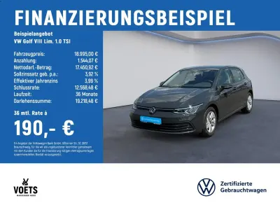 Gebraucht VW Golf VIII Life 110 PS (80 kW) 2024 Grau Limousine