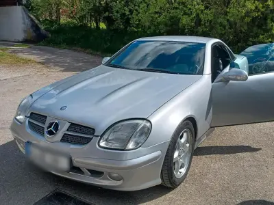 Gebraucht Mercedes SLK200 2002 Silber Cabrio
