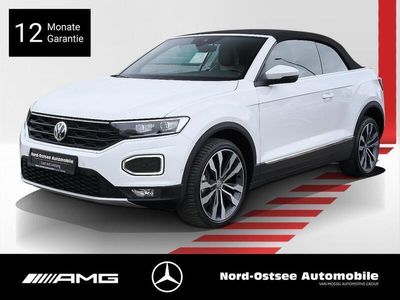 Gebraucht VW T-Roc Cabriolet Style 150 PS (110 kW) 2020 Weiß Cabrio