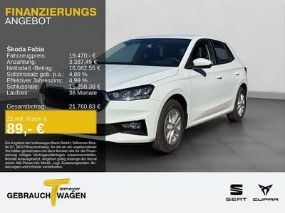 Moonweiss metallic Gebraucht 2025 Skoda Fabia Selection Kleinwagen | 19.470 € (Guter Preis)