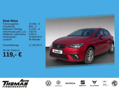 Używany Seat Ibiza Style 110 KM (80 kW) 2021 Czerwony Hatchback