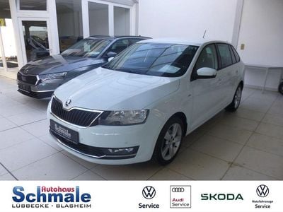 Gebraucht Skoda Rapid Clever 95 PS (69 kW) 2018 Laserweiss Kleinwagen
