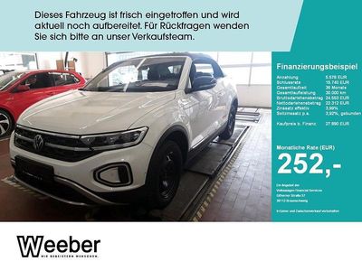 Gebraucht VW T-Roc Cabriolet Style 150 PS (110 kW) 2023 Pure white Cabrio