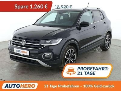 Deep black Gebraucht 2021 VW T-Cross Style SUV | 17.660 € (Fairer Preis)