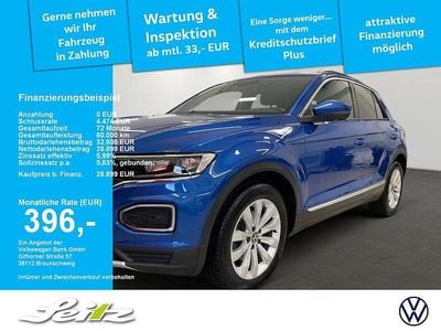 Blau Gebraucht 2021 VW T-Roc Sportline SUV | 26.448 € (Superpreis)