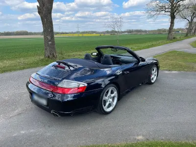 Usata Porsche 911 Carrera 4S Cabriolet 320 CV (235 kW) 2004 Blu Cabrio