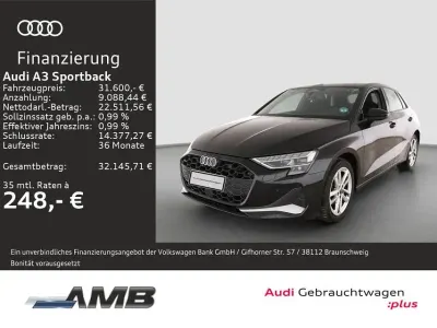 Gebraucht Audi A3 Comfort 150 PS (110 kW) 2026 Mythosschwarz metallic Limousine