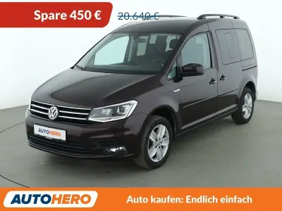 Gebraucht VW Caddy Comfortline 125 PS (91 kW) 2018 Black berry Van / Kleinbus