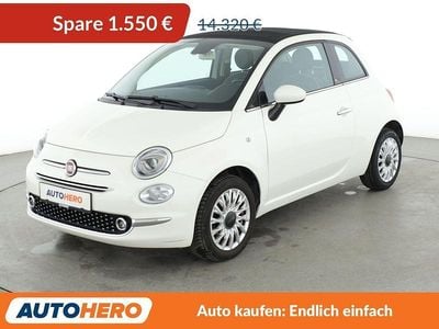 Gebraucht Fiat 500C Lounge 69 PS (50 kW) 2019 Weiß Cabrio