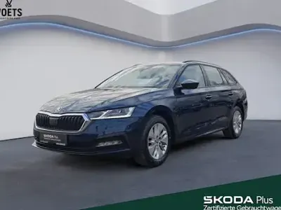 Brugt Skoda Octavia Ambition 150 HK (110 kW) 2022 Blå Stationcar