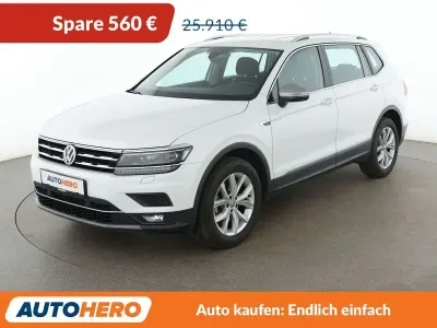 Gebraucht VW Tiguan Allspace Highline 150 PS (110 kW) 2021 Pure white SUV