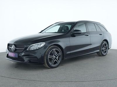 Gebraucht Mercedes C300e AMG line 306 PS (225 kW) 2020 Obsidianschwarz Limousine