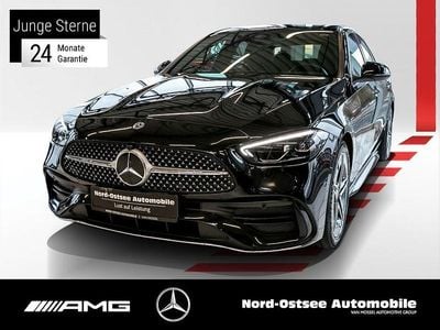 Metalliclack obsidianschwarz m Gebraucht 2022 Mercedes C300 AMG Limousine | 39.490 € (Fairer Preis)