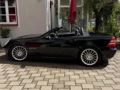Gebraucht Mercedes SLK200 163 PS (119 kW) 2003 Schwarz Cabrio