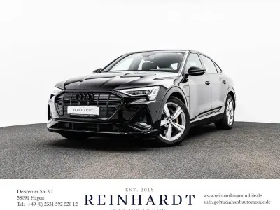 Brugt Audi e-tron Sportback S-Line 300 kW (408 HK) 2022 Sort SUV