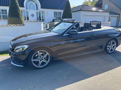 Usata Mercedes C180 AMG 156 CV (114 kW) 2018 Nero Cabrio